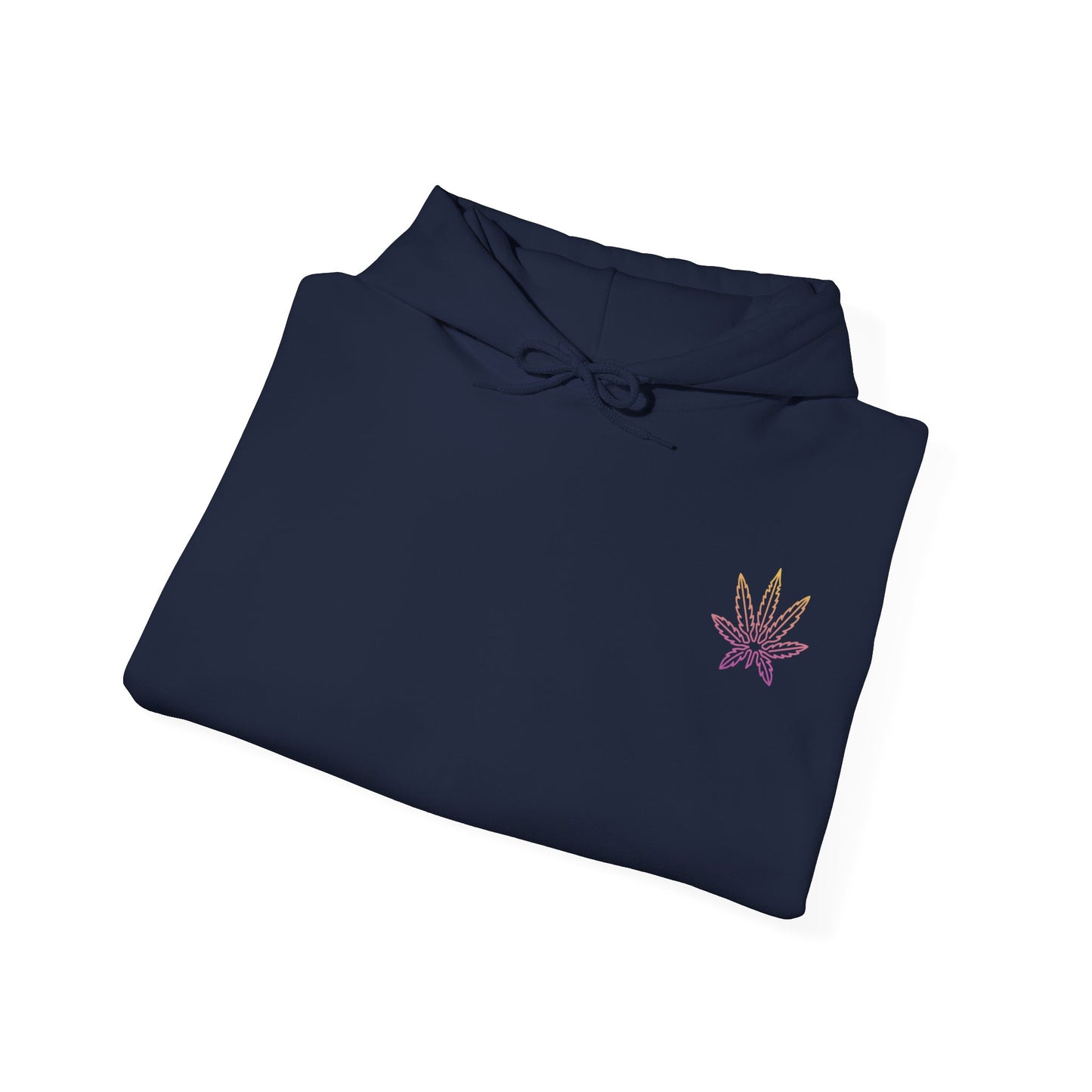 Multicoloured Weed Leaf Hoodie