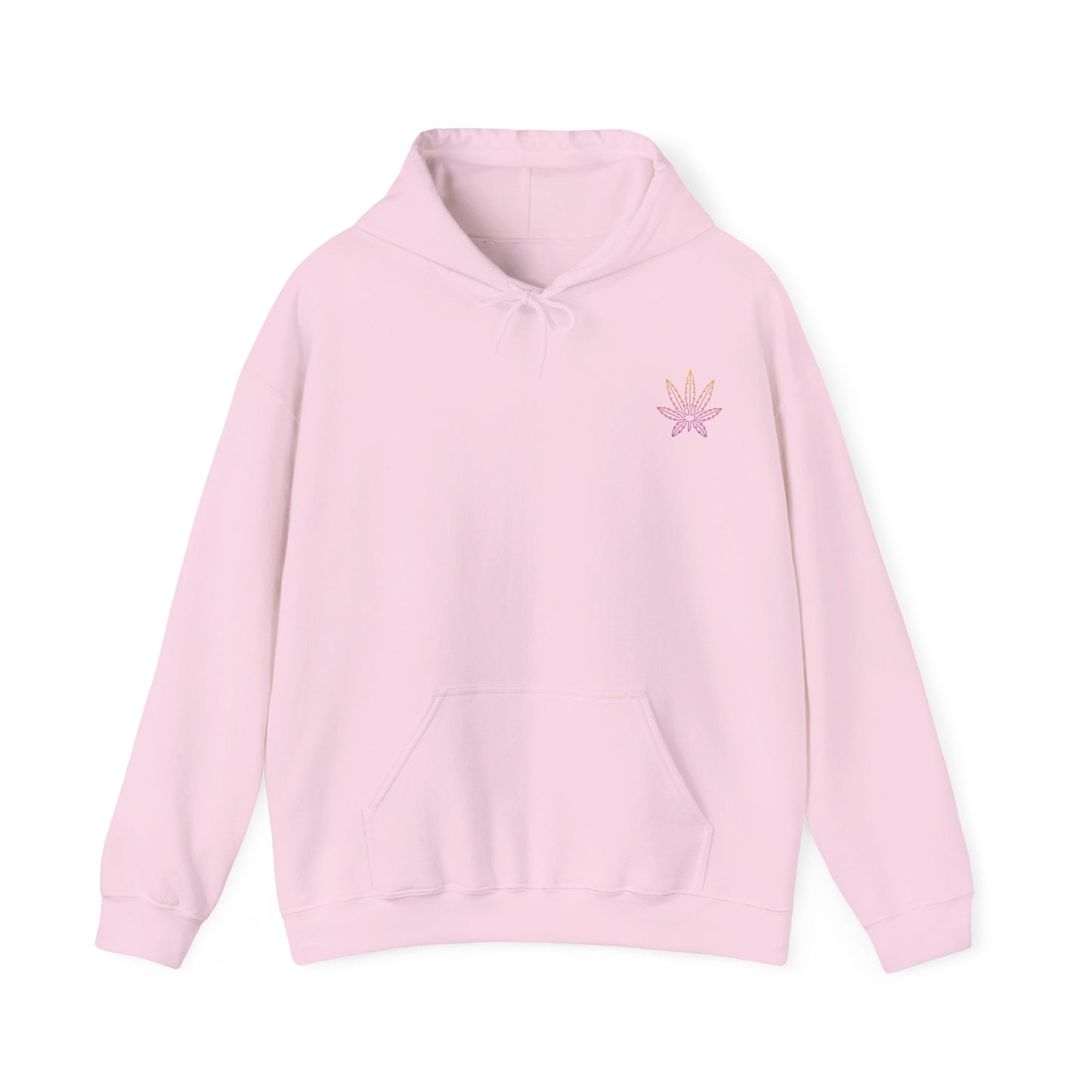 Multicoloured Weed Leaf Hoodie