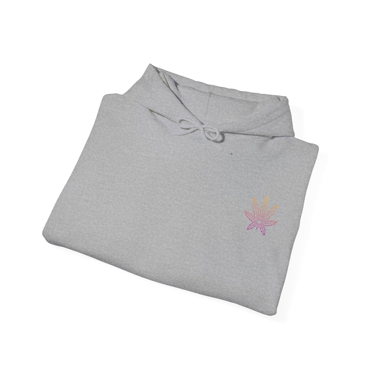 Multicoloured Weed Leaf Hoodie