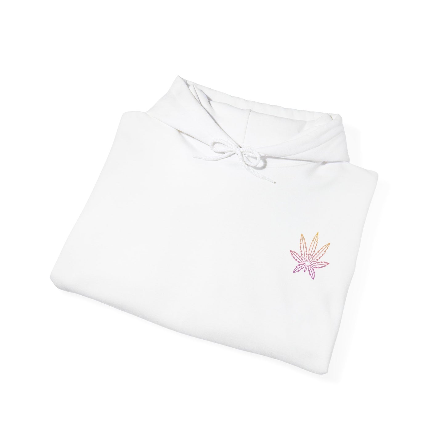 Multicoloured Weed Leaf Hoodie