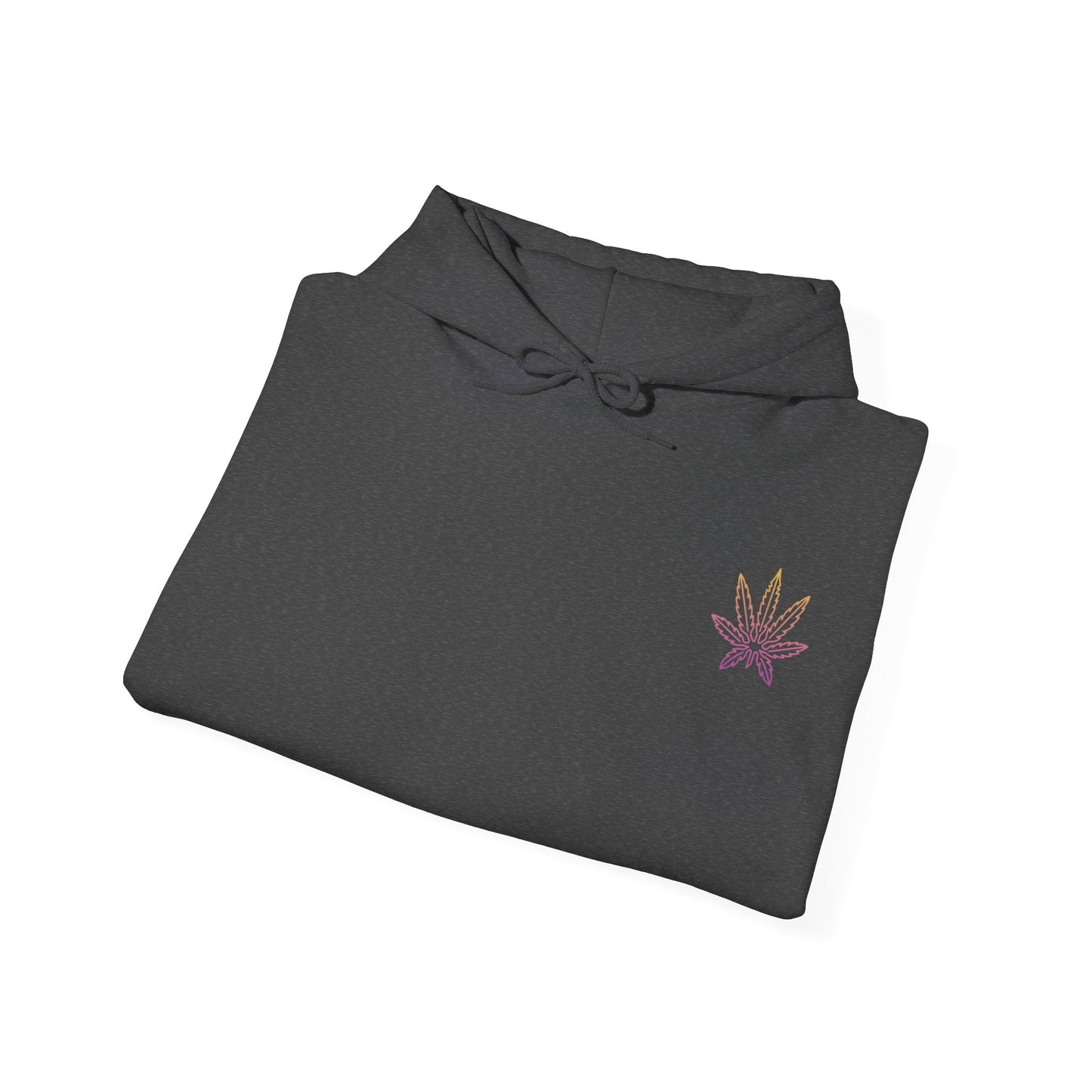 Multicoloured Weed Leaf Hoodie