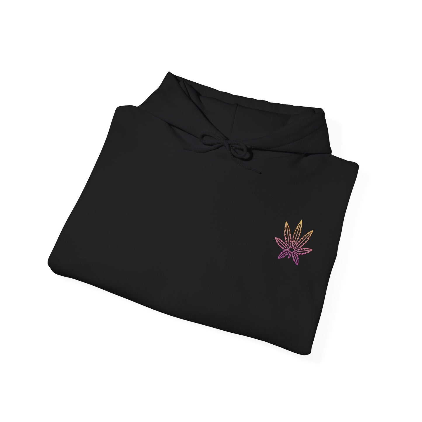 Multicoloured Weed Leaf Hoodie