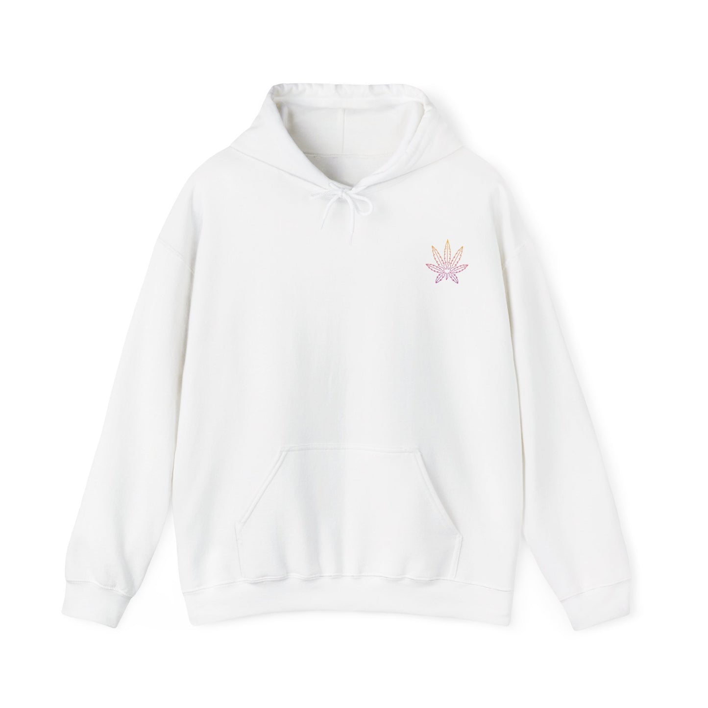 Multicoloured Weed Leaf Hoodie