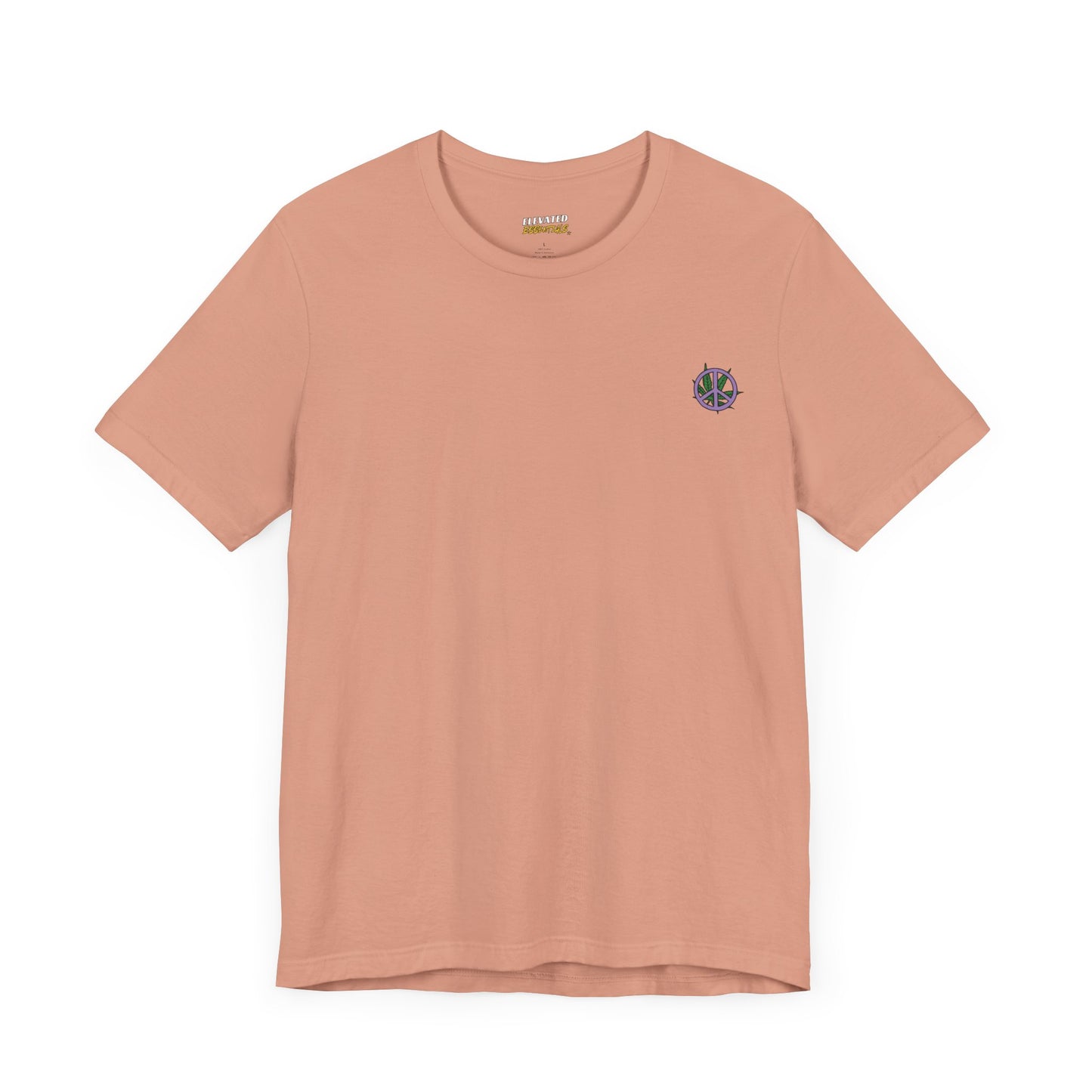 Weed leaf & Peace Symbol tee
