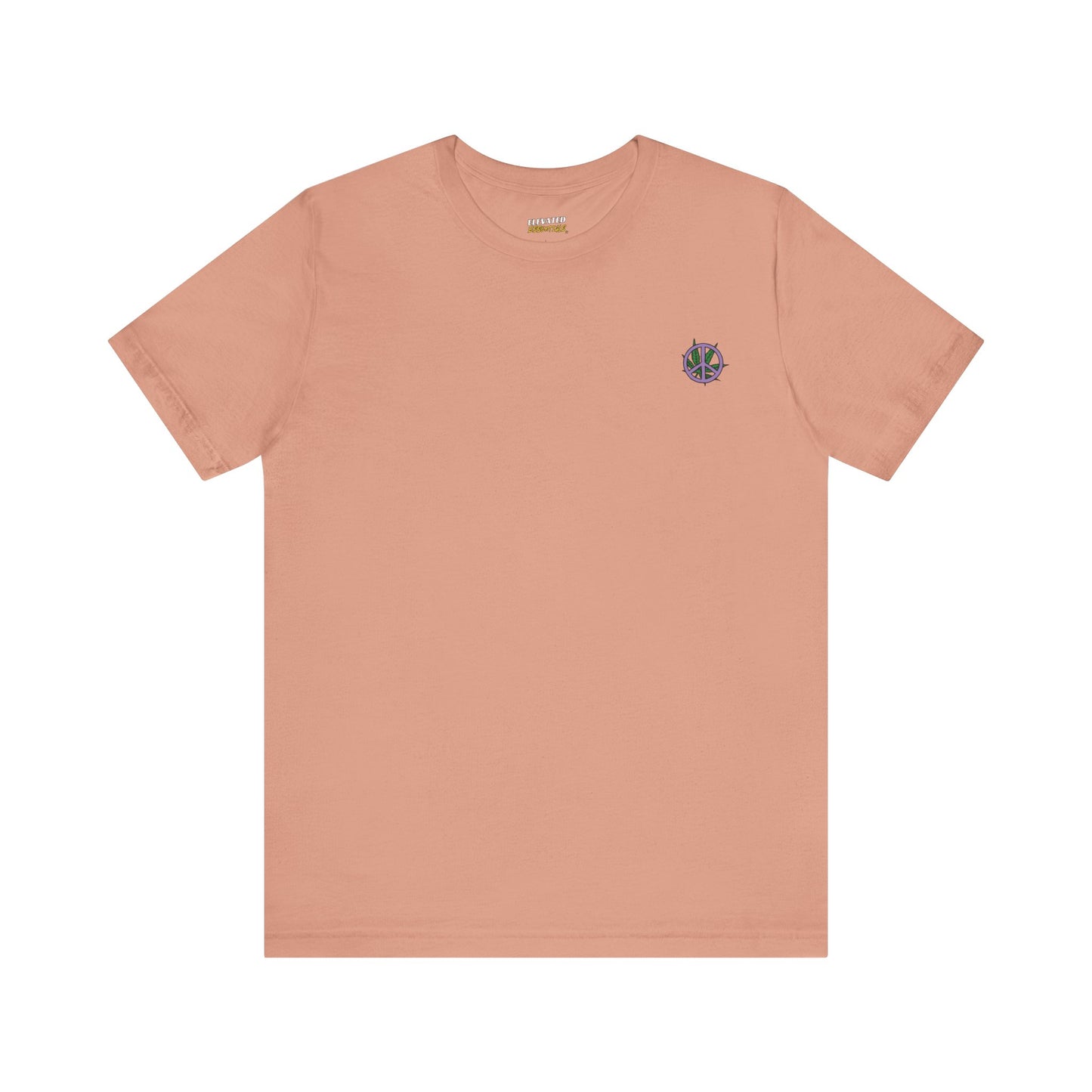 Weed leaf & Peace Symbol tee
